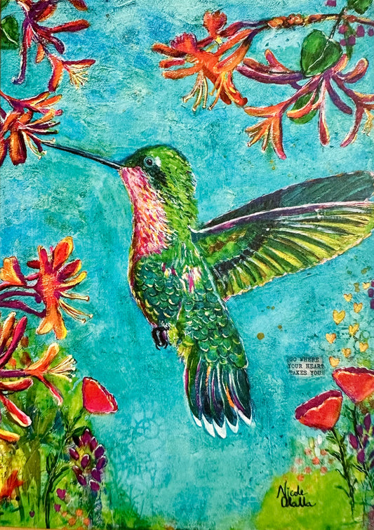 Go Where Your Heart Takes You - greeting card