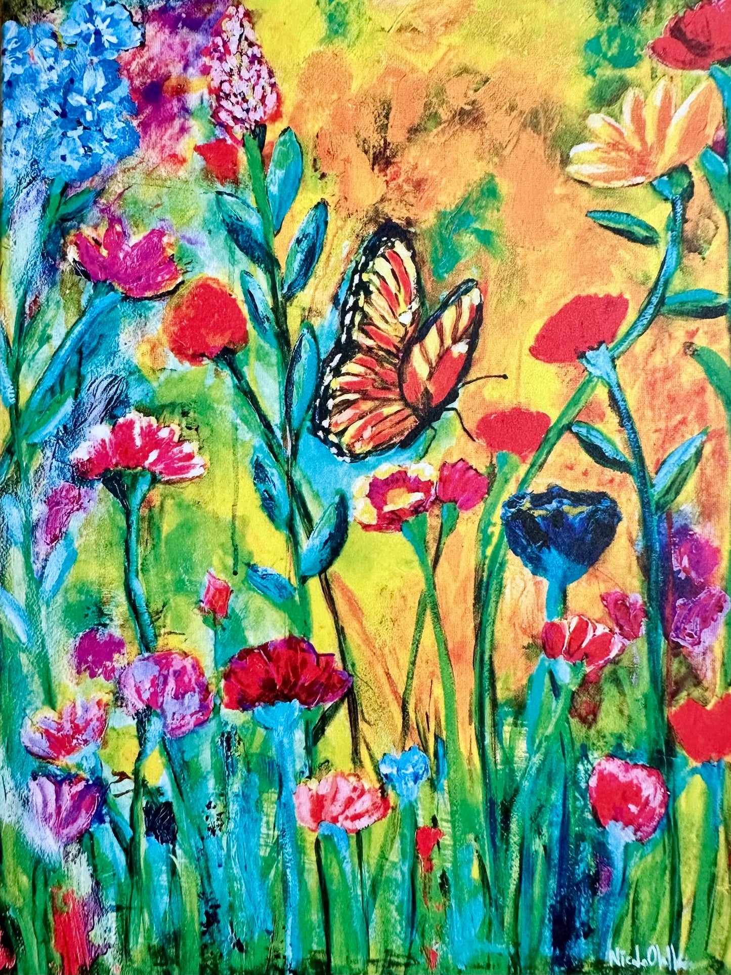 Butterfly Kiss - greeting card