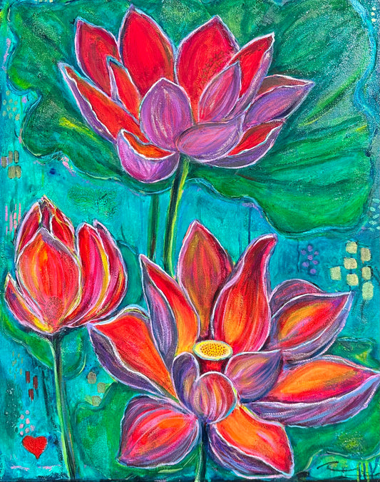 Bloom your Way (24 x 30 inches)